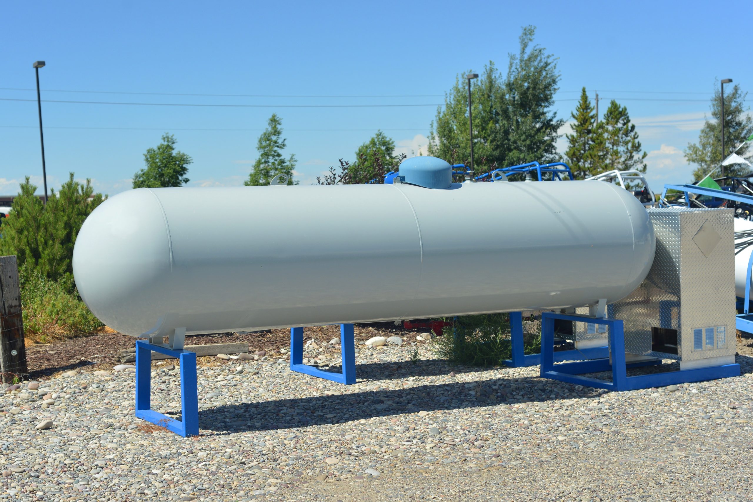 Installing an Underground Propane Tank in Dickinson County, IA